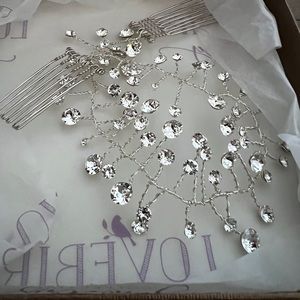 Swarovski Crystal Bridal hair peice